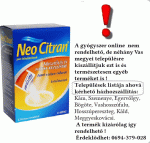 Neo Citran por felnőtteknek 6x *