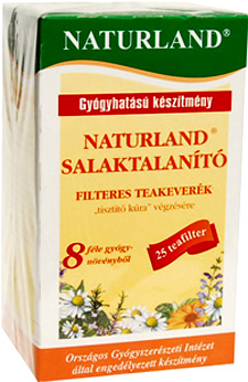 Naturland salaktalanító tea - 25 filter/doboz - BioNagyker webáruház