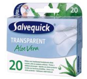 Salvequick átlátszó sebtapasz Aloe Verás 20x