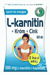 L-karnitin 500+Króm+Cink kapszula 60x Dr. Chen *
