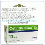 Cetirizin HEXAL filmtabletta 30x-